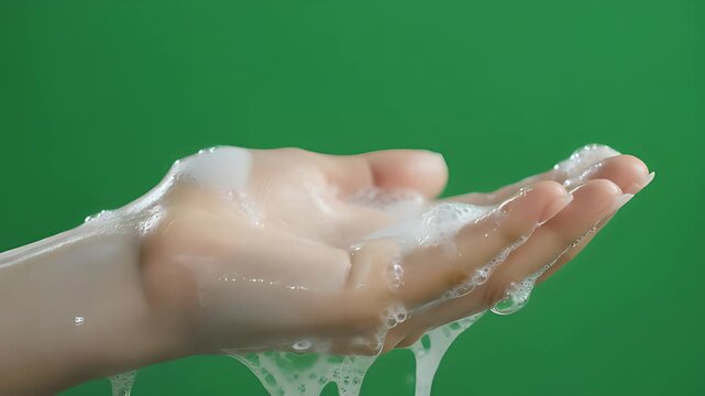 Foamy Cleanser Bursting Microbubbles