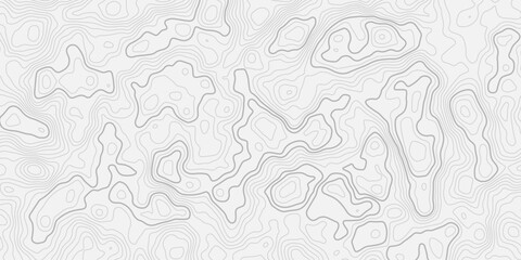 Three-Dimensional Illusion Topographic Contour Artwork Using Layered Flow Lines to Express Depth, Height, and Terrain Surface Variation