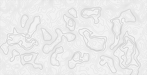 Extensively Layered Topographic Surface Mapping Design with Endless Curved Contour Lines Depicting Slopes, Peaks, and Valley Transitions