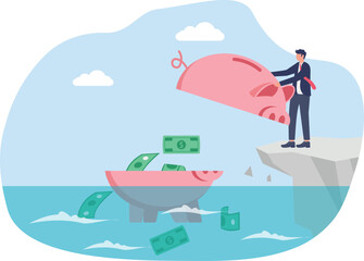 illustrations of business activities, eps 10