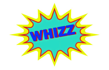 Bright comic book explosion with 