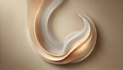 snail on a white background