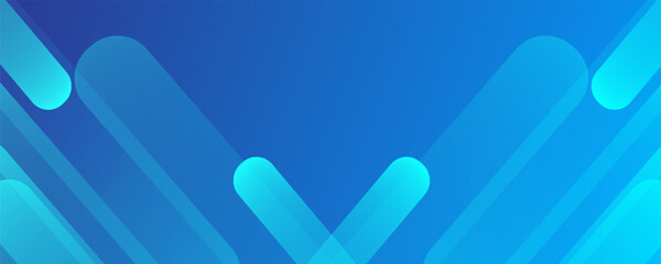 Abstract blue background with diagonal lines. Dynamic shapes composition. Vector illustration
