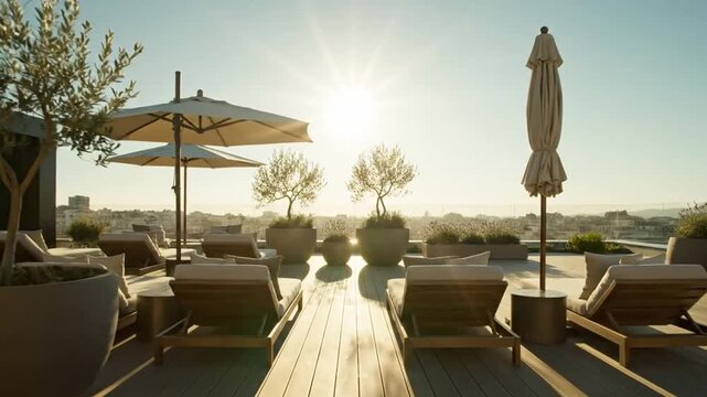 Natural Light Apartment Terrace Transition