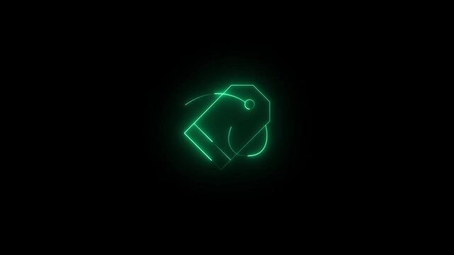 Neon Price Tag Icon is a bright symbol of commerce
We are an animation video suitable for e-commerce and digital marketing assets.
