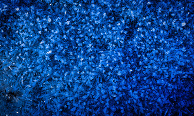 Blaue Eiskristalle