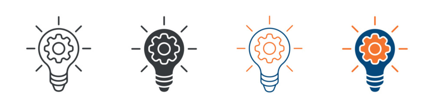 Innovation Icon Set Multiple Style Collection