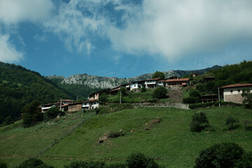 Small mountain village in Northern Spain