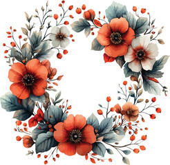 Vintage seamless pattern vector design featuring a pink poppy blossom frame and summer garden flora for a decorative nature wallpaper illustration