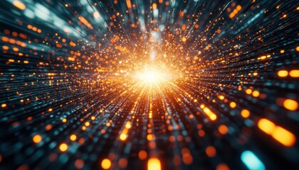 Data speed light tunnel