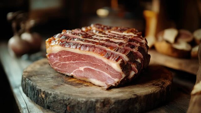 Meat prepared for cooking, fresh and ready to be made into meals.