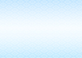 背景　ひし形のパターン　中央白のグラデーション　青