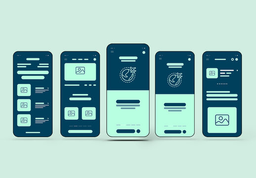 Travel Mobile App Wireframe Design
