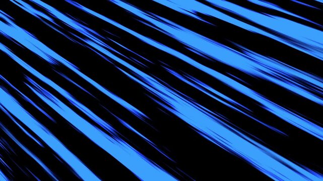 Hyper blue speed lines slash diagonally in anime style, delivering sharp movement and powerful kinetic force for high-energy edits and striking visuals.