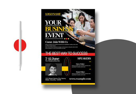 Business Modern Event Poster Layout