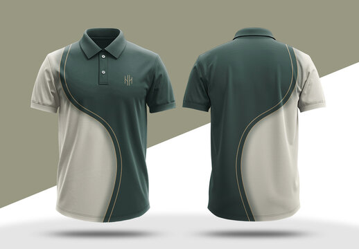 Polo T Shirt Design Template