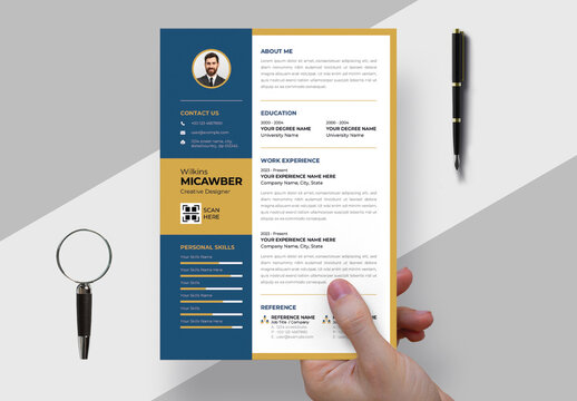 Resume Template Layout