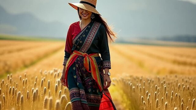 Detailed 3D animation of a coronavirus cell. Microscopic view of a pathogen with spike proteins. Pandemic and virology science concept