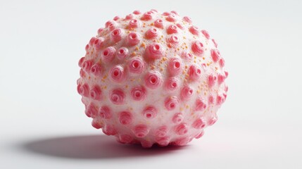 Hyper-realistic Depiction of Norovirus Showcasing Its Intricate Structure and Features