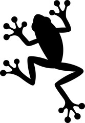 Bare tree silhouette vector illustration