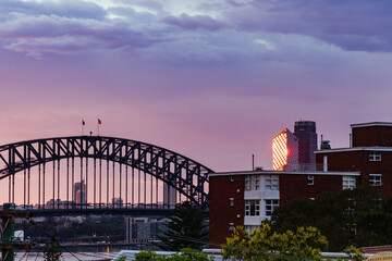 Sydney Harbour Sunrise View Sydney Australia