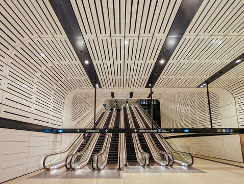 Victoria Cross Station in Sydney