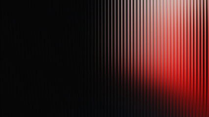 red gradient glass lines effect black background futuristic cool glow soft waves animation Vertical Lines Ribbed Texture Gradient Lighting Modern