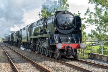 Four Locomotives Together 
