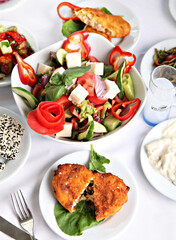 Mediterranean and Turkish meyhane cuisine with seafood, mezes, salads, grilled dishes, fresh fish,...