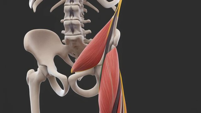 Anatomical Animation of Human Extensor Hallucis Longus Muscle