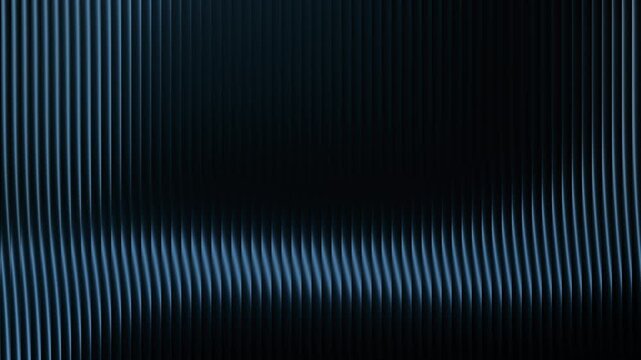light sky blue gradient glass lines effect black background futuristic cool glow soft waves animation Vertical Lines Ribbed Texture Gradient Lighting Modern