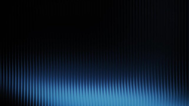 light sky blue gradient glass lines effect black background futuristic cool glow soft waves animation Vertical Lines Ribbed Texture Gradient Lighting Modern