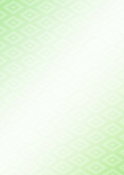 縦の背景　ひし形のパターン　中央白のグラデーション　緑