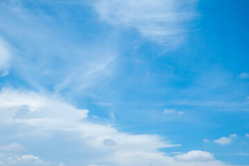 Obraz premium beautiful blue sky with clouds background