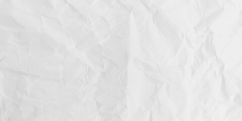 White background with aesthetic paper accents. Crumpled paper texture background. White crumpled paper background.