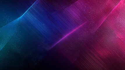 Dynamic Digital Lines: Neon Light Gradient Wave
