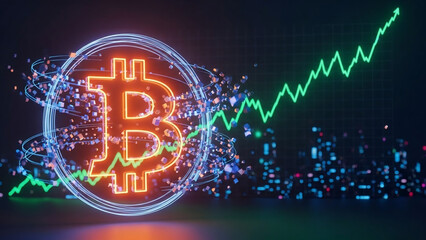 Bitcoin Ascending: A Digital Currency Surge with Bullish Momentum and Future Growth
