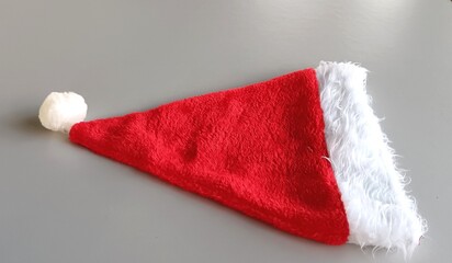 Red santa claus hat
