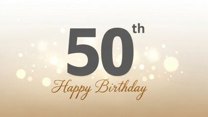 Celebrating Five Decades of Life with a Special Happy 50th Birthday