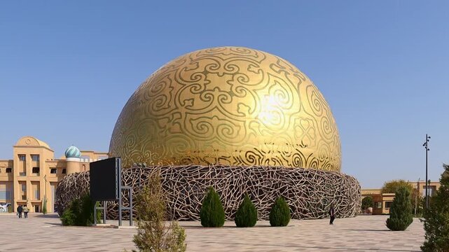 22 October 2025, 22 October 2025, Altyn Samruk Flying (Golden Egg) Theater and Museum, Turkestan City, Kazakhstan