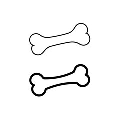 Dog Bone. Vector Illustration