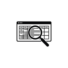 Spreadsheet Data Analysis with Magnifying Glass. Financial Data Audit and Inspection. Business Report Detailed Examination.