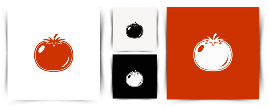 Red Tomato Vector Illustration