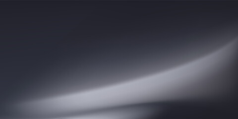 Modern render of illuminated gray colored corridor art modern