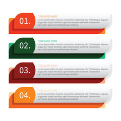 Infographic Template.  A Four-Step Guide for Data Visualization and Enhanced Digital Communication Strategies