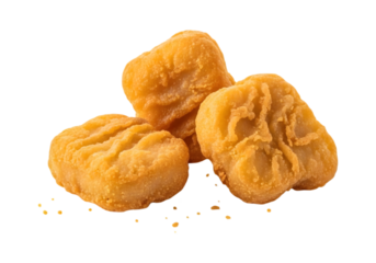 Chicken Nuggets on Transparent Background
