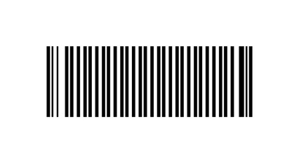 Barcode Symbol Isolated on Transparent Background for Product Labeling and Tracking
