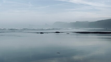 fog on the sea. Beautiful landscape