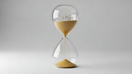 Time passing hourglass