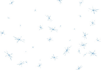 散りばめられた雪の輝き　水色　Adobe Illustrator Artwork